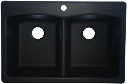 Franke EDOX33229-1 Sink, 33" x 22" x 9" deep, Onyx