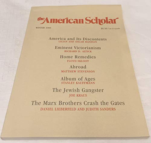 The American Scholar, Winter 1995 (Vol. 64, No. 1)