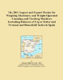 The 2011 Import and Export Market for Weighing Machinery and Weight-Operated Counting and Checking Machines Excluding Balances of 5 cg or Better and Personal and Household Scales in Spain
