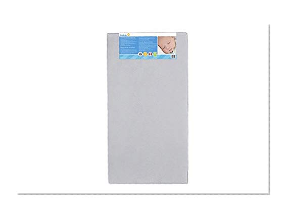 Book Cover Safety 1st Heavenly Dreams White Crib & Toddler Bed Mattress for Baby & Toddler, Water Resistant, Lightweight, Hypoallergenic, Green Guard Gold Certified