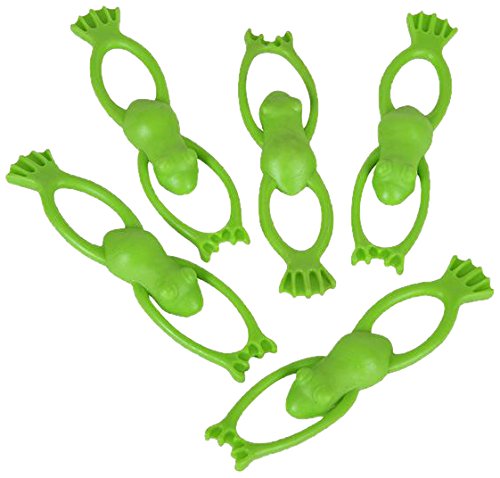 Book Cover Fun Express Vinyl Stretchable Flying Frogs - 12 Pieces