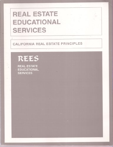 California Real Estate Principles, for the Student, Practitioner and Professional, Eighth Edition, Volume 5 (Professional Real Estate Series)