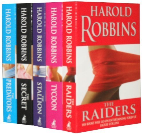 Harold Robbins Collection 5 Books Set Pack RRP: Â£ 34.95 (The Raiders, Tycoon, The Stallion, The Secret, The Predators) (Harold Robbins Collection)