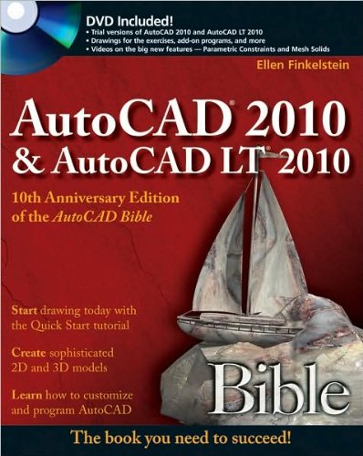 AutoCAD 2010 and AutoCAD LT 2010 Bible (text only) 10 Pap/Cdr edition by E.Finkelstein
