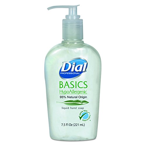 Book Cover Dial Professional 06028CT Basics Liquid Hand Soap, 7.5 oz, (Case of 12)