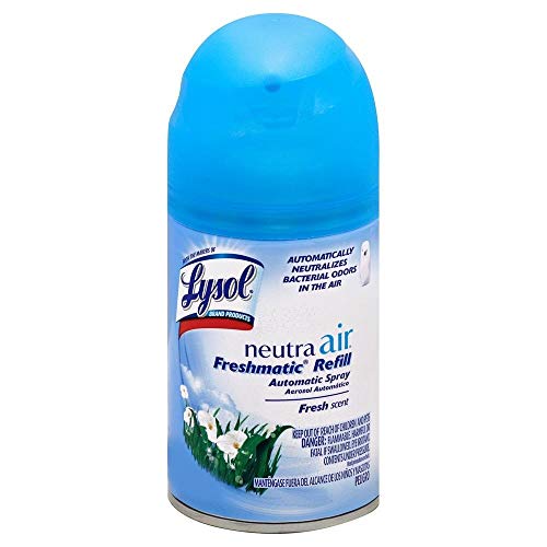Lysol Neutra Air Freshmatic Refill, Air Freshener, Fresh Scent, 6.17 Ounces (Case of 6)