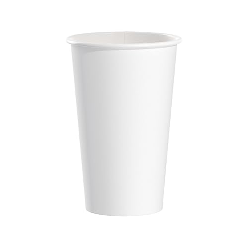 Solo Foodservice 316W 16 Oz. White Paper Hot Cup noHandle Singlepoly (1000-Pack)