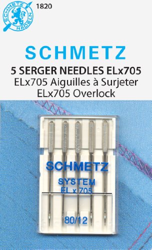 Book Cover Schmetz ELX705 Needles - Size 80/12