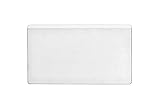 Durable 801919 Pocketfix self-adhesive pockets for insertion labels, bags of 10 pieces, 105 x 65 mm, 101 x 61 mm, transparent