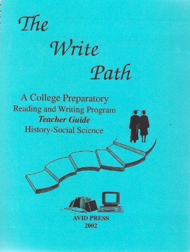 The Write Path An Interdisciplinary Writing and Reading Curriculum (History-Social Science Teacher Guide)