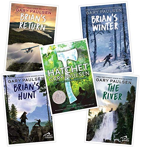 Book Cover Complete Hatchet Set (Hatchet~The River~Brian's Winter~Brian's Return~Brian's Hunt)