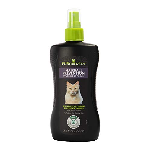 FURminator Hairball Prevention Waterless Spray for Cats