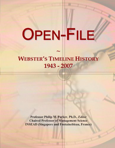 Open-File: Webster's Timeline History, 1943 - 2007