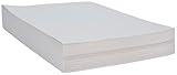 Sax Plain White Newsprint Newspaper - 8 1/2 x 11 inches - Pack of 500 - White