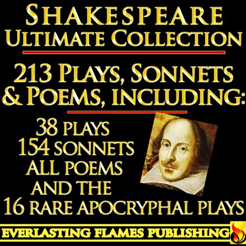 William Shakespeare Complete Works Ultimate Collection: 213 Plays, Poems, Sonnets, Poetry including the 16 rare, hard-to-get Apocryphal Plays PLUS Annotations, Commentaries of Works, Full Biography