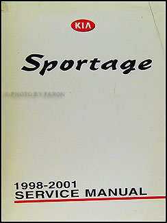 1998-2001 Kia Sportage Repair Shop Manual Original