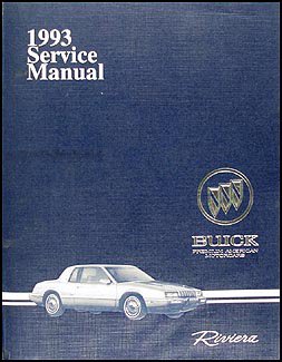 1993 Buick Riviera Repair Shop Manual Original