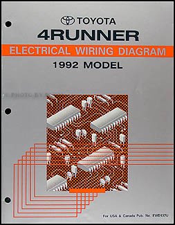 1992 Toyota Previa Wiring Diagram Manual Original
