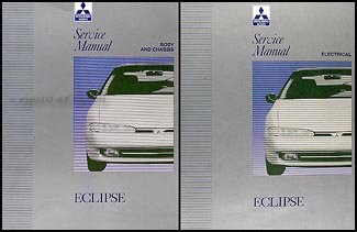 1992-1993 Mitsubishi Eclipse Repair Shop Manual Set Original
