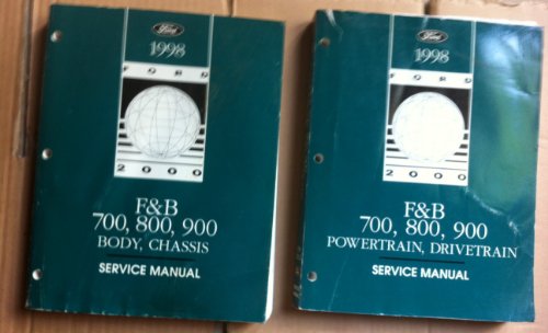1998 Ford F700 F800 FT900 B700 Truck Repair Shop Manual Set