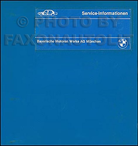1977-1983 BMW 320i Repair Shop Manual Original
