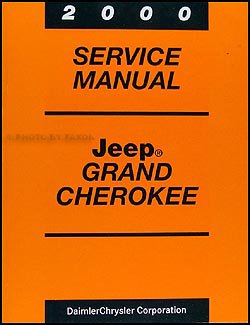 2000 Jeep Grand Cherokee Repair Shop Manual Original