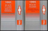 1995 GMC/Chevy P3/PG Forward Control Repair Shop Manual Original Set Motorhome Chassis, Hi-Cube, Stepvan