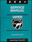 2001 Dodge Viper Coupe and Roadster Repair Shop Manual Original