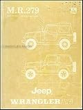 1986-1987 Jeep Wrangler/YJ Repair Shop Manual Original