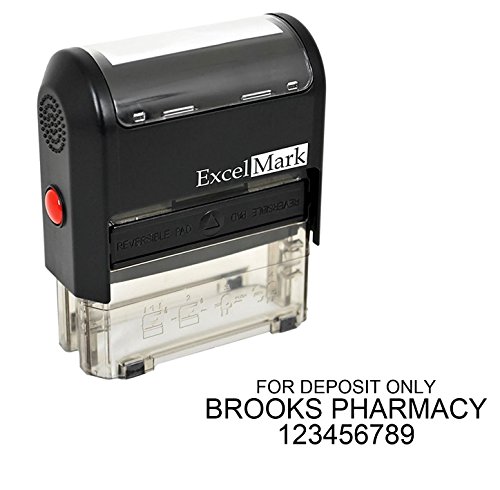 Bank Deposit Stamp with 3 Lines (42A1848)