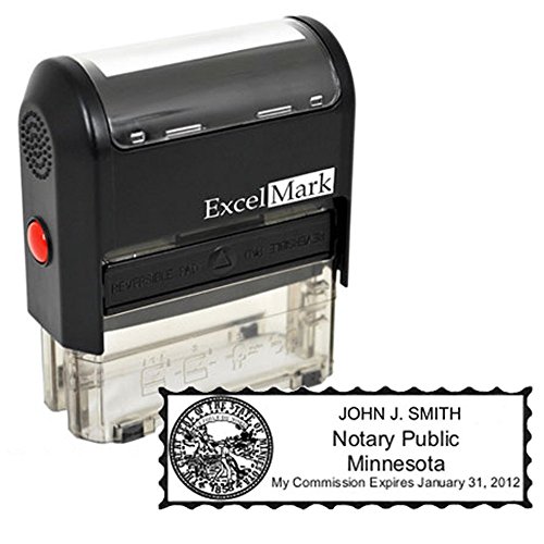 Book Cover ExcelMark Self Inking Notary Stamp - All 50 States