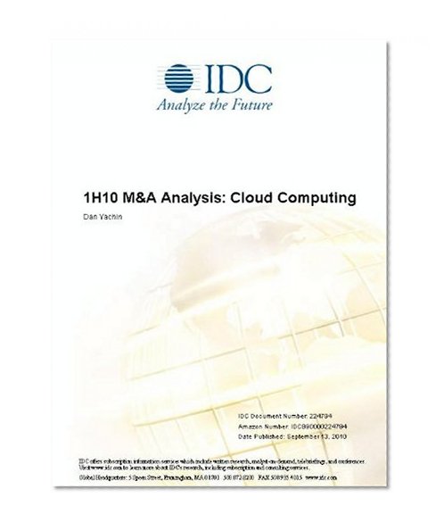 1H10 M&A Analysis: Cloud Computing