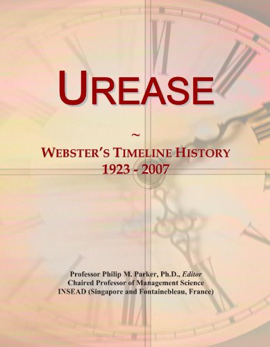 Urease: Webster's Timeline History, 1923 - 2007