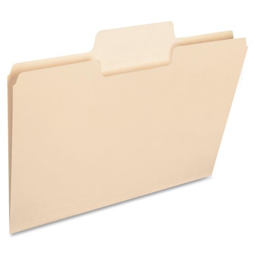 Book Cover Smead SuperTab Heavyweight File Folder, Oversized 1/3-Cut Tab, Letter Size, Manila, 50 Per Box (10401)