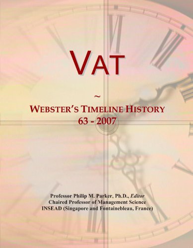 Vat: Webster's Timeline History, 63 - 2007