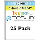 Inkjet Teslin® Synthetic Paper - 25 Sheets by Brainstorm ID