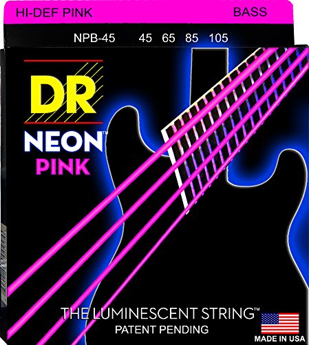 DR Strings HI-DEF NEON Bass Guitar Strings (NPB-45)