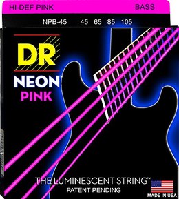DR Strings HI-DEF NEON Bass Guitar Strings (NPB-45)