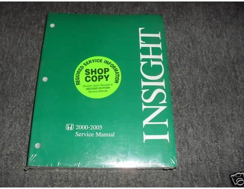 2002 2003 2004 Honda Insight Service Shop Repair Manual
