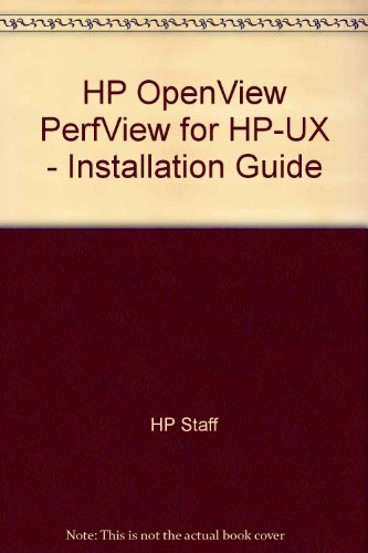 HP OpenView PerfView for HP-UX - Installation Guide
