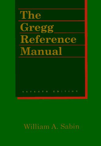 The Gregg Reference Manual