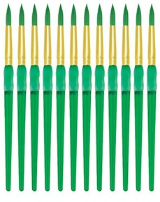 Royal Brush Big Kids Choice Paint Brush, Round, Size 8, Pack of 12 - 1300673