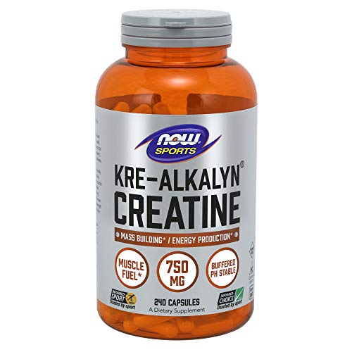 NOW® Kre-Alkalyn® Creatine, 750 mg, 240 Capsules