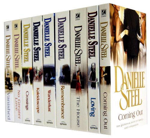 Danielle Steel 9 Books Collection Set RRP Â£61.91 (Kaleidoscope, Crossings, Remembrance, The House, Loving, Coming Out, Wanderlust, Vanished, No Greater Love)