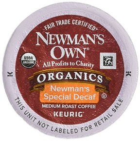 Newman's Own Organics Newman's Special Decaf Keurig Single-Serve K-Cup Pods, Medium Roast Coffee, 24 Count