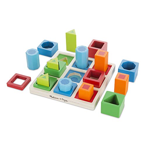 Book Cover Melissa & Doug Shape Sequence Sorting Set (Wooden Toy)