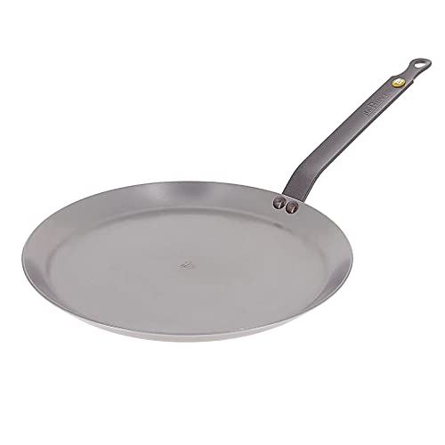 Book Cover MINERAL B Round Carbon Steel Crepe/Tortilla Pan 12-Inch