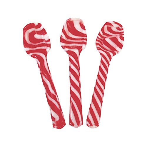Book Cover Candy Cane Spoons 1doz