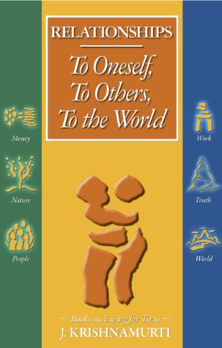 J Krishnamurti Relationships To Oneself, To Others, To the World