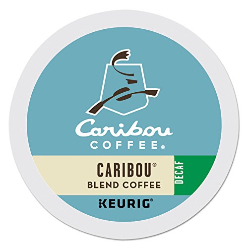 Book Cover Caribou Coffee Decaf Blend K-Cup, 24-Count (Pack of 24)